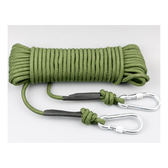 10mm ArmyGreen nylon rope Wire core fire safety rope lifeline climbing rope Thumb {4}