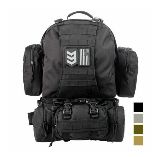 3V Gear Paratus 3-Day Operator's Backpack, Black Thumb {1}
