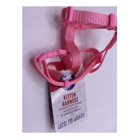 NWTs Whisker City Kitten Harness 8-12 in. Pink image {4}