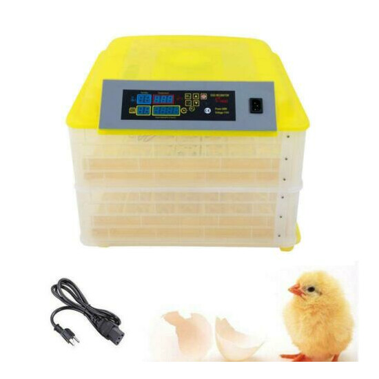 112eggs Digital Incubator with Fully Automatic Egg Turning Humidity Chicken Duck Thumb {1}