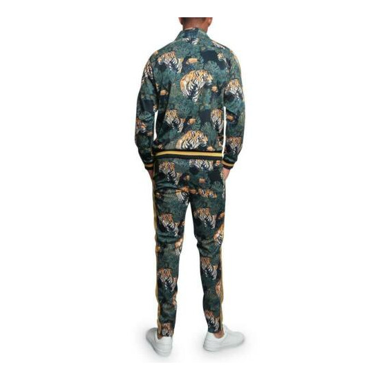 MEN'S Floral Tiger Track Pants & Jacket Jogging Track Suit Set S~5X ST559 image {5}