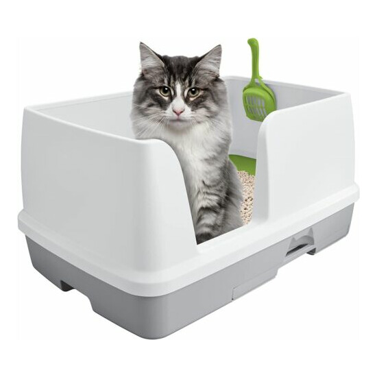 Tidy Cats Breeze XL All-In-One Cat Litter Box System Non-Clumping image {1}