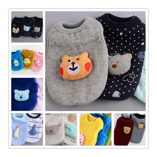 Teacup Dog Clothes Cat Clothing Puppy Coat chihuahua yorkie maltese XXXS/XXS/XS image {3}
