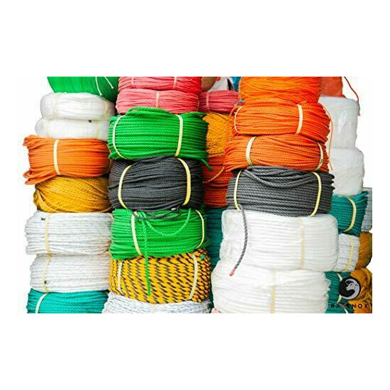 Ravenox Twisted Polypropylene Rope | Cordage for Pools, Boats, Pulling, Tie-Down image {1}