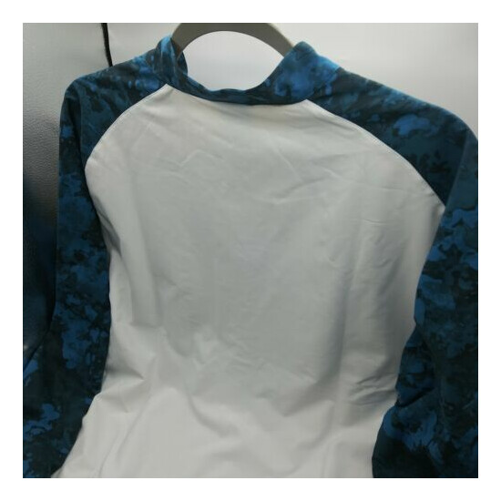 Nike Court Men's Full Zip Light Tennis Jacket NWT White Blue CV2475-301 Size L  image {8}