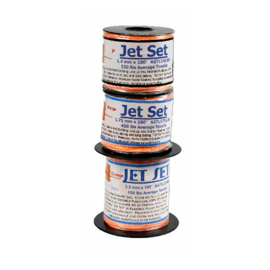 Jet Set 100% HMPE Hi Vis 330 lbs. MBS ( 1.4mm x 180' ) by All Gear Thumb {2}