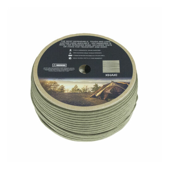 550 Paracord 500 ft SPOOL Parachute Cord Rope 7 Strand Survival Outdoor Camping image {37}
