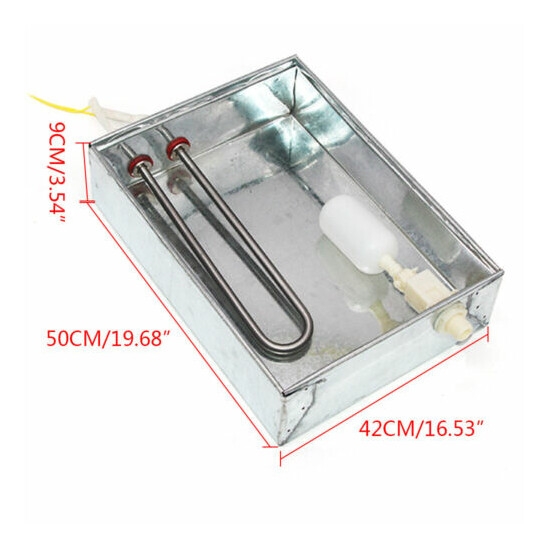 Chicken Incubator Humidify Tube Float Ball Value Water Basin for Hatching 220V image {2}
