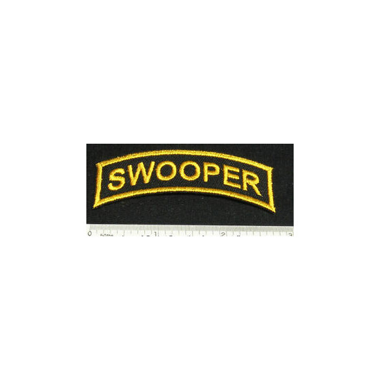 Set of 2 SWOOPER Patches for Skydiving Parachute Container t-Shirt Cap Rig 25Q image {1}
