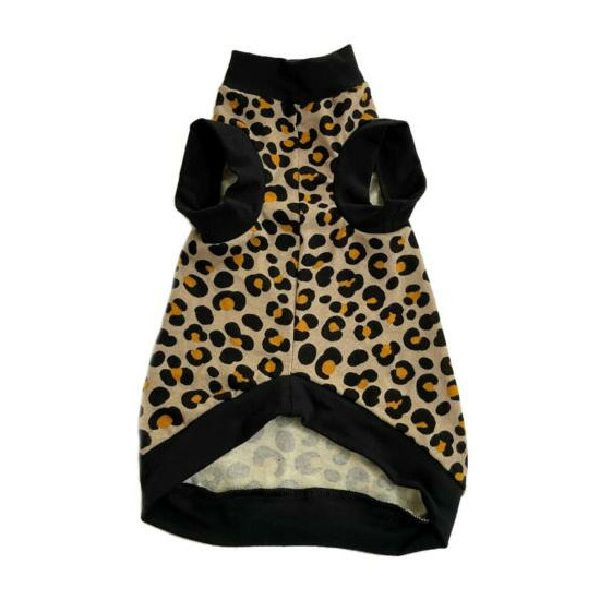 Sphynx Cat Shirt Leopard Print - Clothes Clothing Cotton Coat T Vest Jumper image {3}