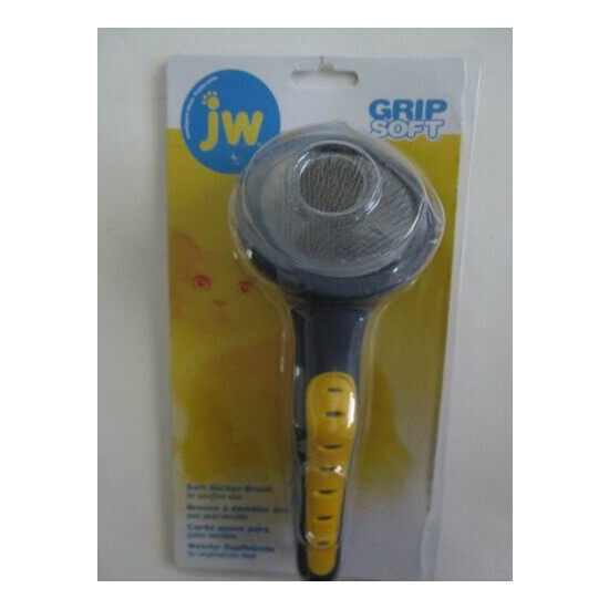 Jw Pet Company Grip Soft Cat Slicker Brush New image {1}