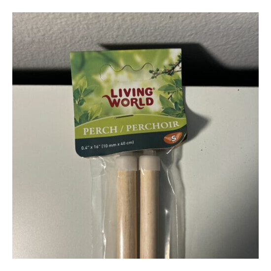 Living World Wood Perches - Small Bird 16" Long (2 Pack) image {2}