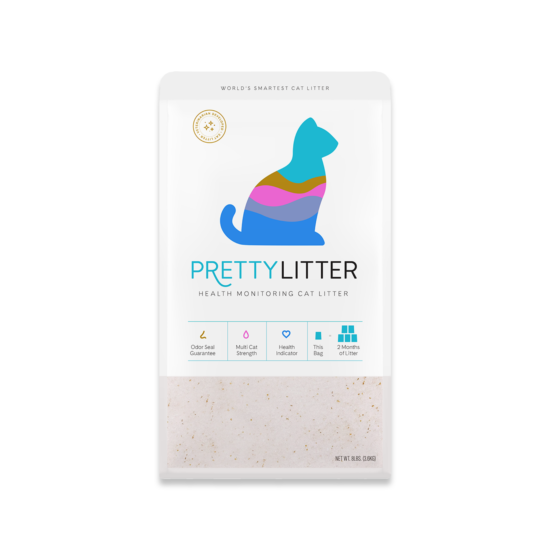 PrettyLitter Color Changing Health Monitoring Kitty Cat Litter, Dust-Free, 8 lb image {1}