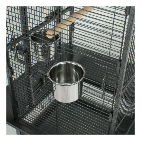 61" Large Bird Cage Top Play Power Coated Steel Best Pet House EZ USE Non Toxic image {5}