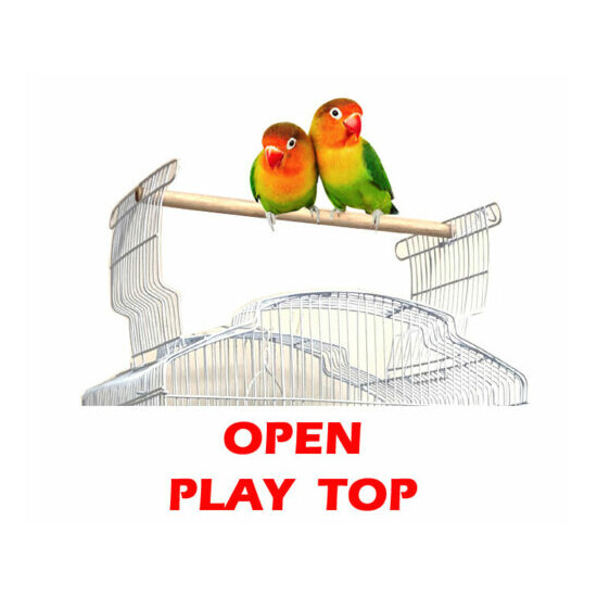 Large Canary Parakeet Cockatiel LoveBird Finches Budgie Cage For Small Birds  image {2}