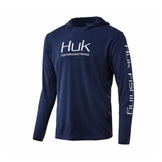 HUK ICON X LONG SLEEVE HOODIE-Fishing Shirt--Pick Color/Size-Free FAST Shipping Thumb {14}