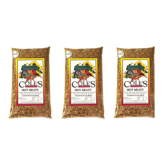 Coles Wild Bird Products, Bird Seed Hot Meats, 10 lbs. - 3 Pack image {1}