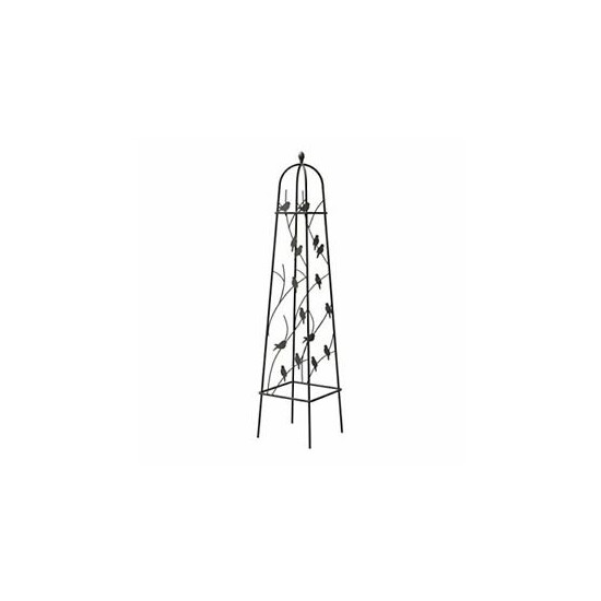 Panacea Products 86803 Bird Perch Obelisk Black image {1}