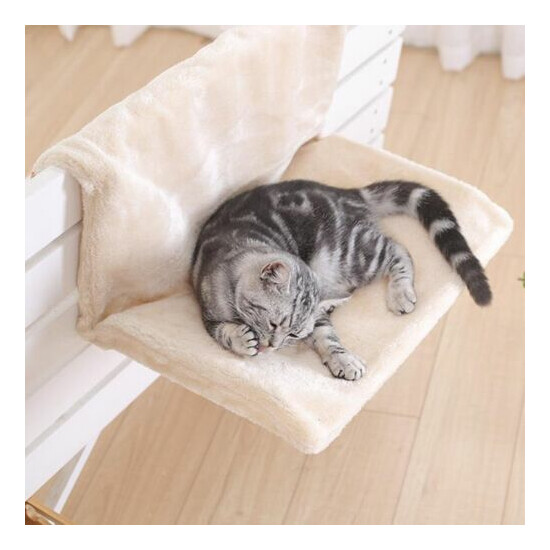 Cat Bed Window Sill Cat Sofa Hammock For Cat Kitty Hanging Bed Pet Bed Seat US image {2}