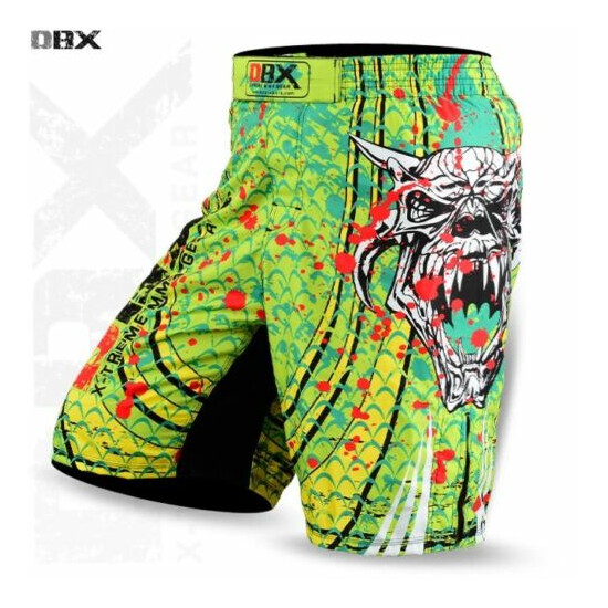 MMA Grappling Shorts Cage Fighter UFC Kick Boxing Short Muay Thai S-M-L-XL-XXL image {2}