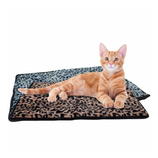 Thermal Cat Pet Dog Warming Bed Mat, Hammock, and Connectable Mat image {1}