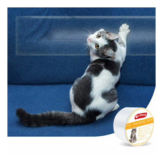 Anti-scratch Cat Tape Cat Scratch Deterrent Tape Clear Double-Sided Cat J3P1 image {1}