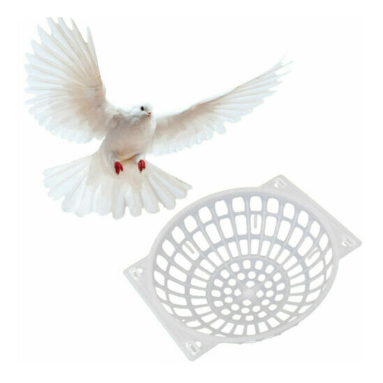 10pcs Plastic Breeding Bird Egg Basin Nest Pet Supplies for Parrot Pigeon image {3}