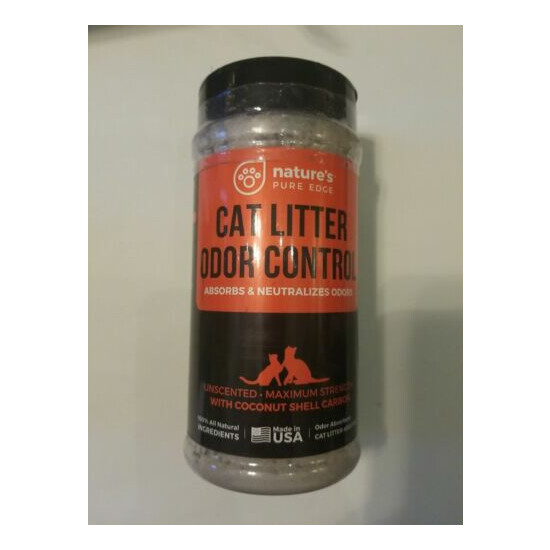 Nature's Pure Edge Cat Litter Deodorizer - Non-Toxic Odor Neutralizer, 16oz, NWT image {2}