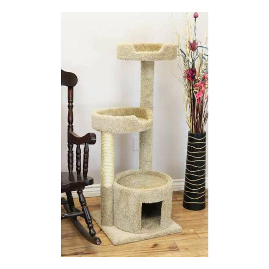 PREMIER SOLID WOOD CAT HOUSE - FREE SHIPPING IN THE UNITED STATES image {1}