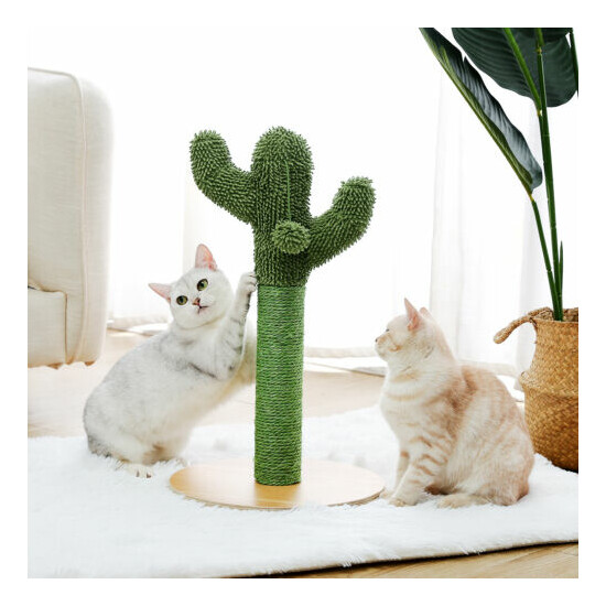 PAWZ Road Cactus Cat Tree Scratching Post with Natural Sisal Ropes Cat Scratcher image {1}