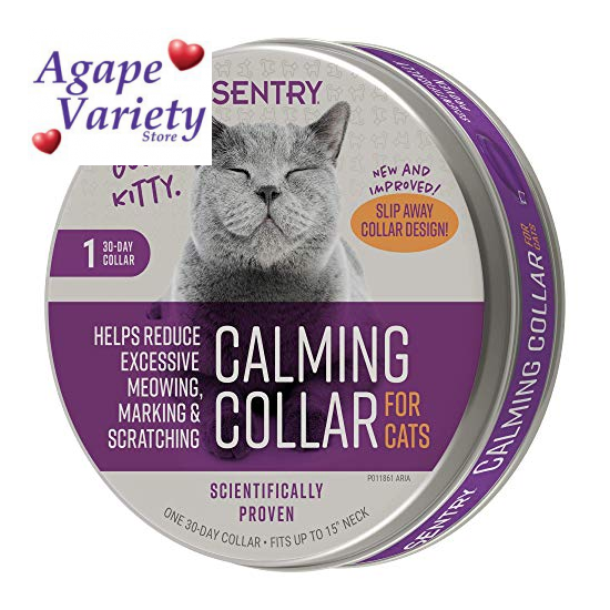 Sentry Behavior and Calming Collar for Cats, 1Ct 1-Count, Purple  image {1}