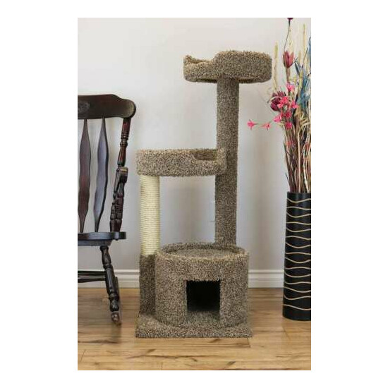 PREMIER SOLID WOOD CAT HOUSE - FREE SHIPPING IN THE UNITED STATES image {3}