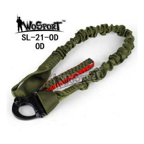 Hunting Military Safe Lanyard Strap Quick Release Rope Tactical Protect Sling Thumb {16}