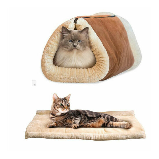 Kennel Soft Mat Pad Nest Warm Pets Bed Tent Cushion Dogs House Cats Sleeping Bag image {1}