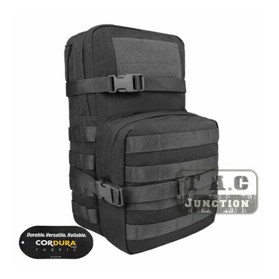 Emerson Tactical Modular Assault Backpack Pack w/ 3L Hydration Bag Water Carrier image {2}
