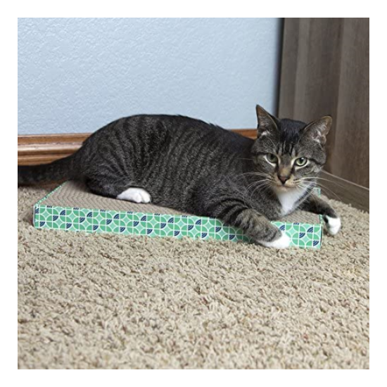 Cat Scratch Cardboard Catnip Scratching Pad Scratcher Lounge Sofa 3Pack X-Large image {3}