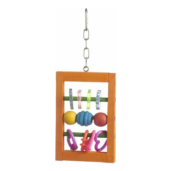Bodacious Bites Abacus Bird Toy Multicolor by Prevue Pet Products image {2}