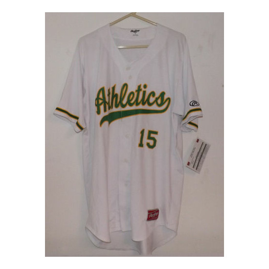 Rawlings ATHLETICS #15 Jersey and Pants. Size 44. New with Tags. image {1}