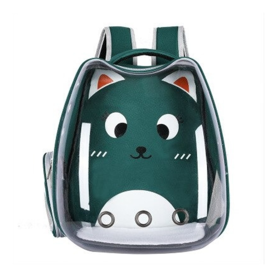 Portable Cat Carrier Bag Puppy Transparent Capsule Travel Backpack High Quality image {1}