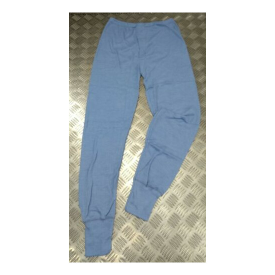 Genuine EU Made Damart Thermal Long Johns Thermolactyl Technology RAF Blue image {1}