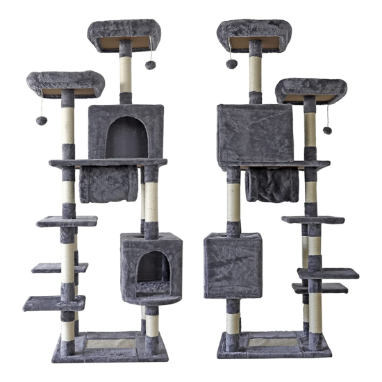 Multi-Level Cat Tree New Play House Climber Activities Centre Tower Scratching image {3}