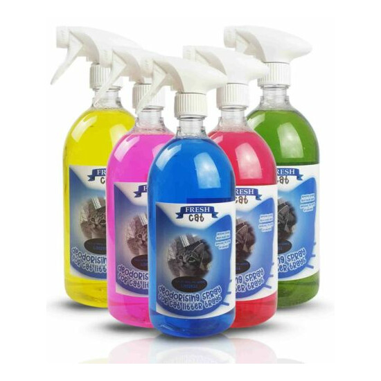 Litter Tray Cleaner Spray Fresh Cat 4 X 1L Mix & Match Fresh Pet® image {1}