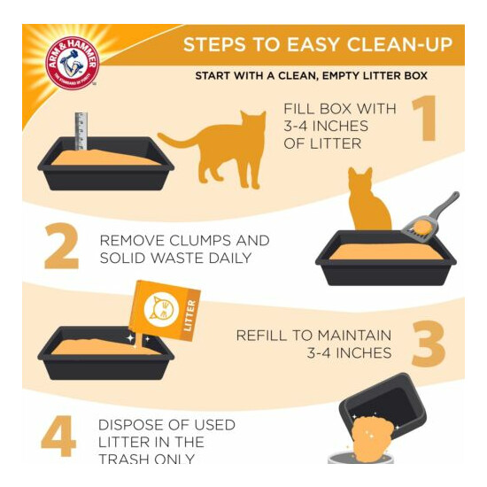 Arm & Hammer Multi-Cat Clumping Cat Litter, Scented 40lb. (Free Shipping) image {3}