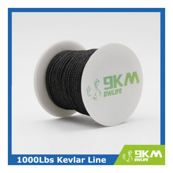 Strong 1000lbs Braid Kevlar Line 50ft Rocketry Rope Winch Line Made with Kevlar image {5}