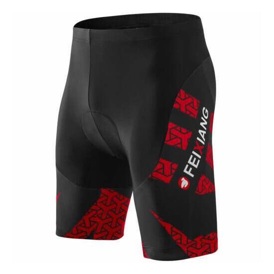 4D Padded Cycling Shorts Gel Mens Bicycle Bike Pants Underwear Trousers Shorts image {12}