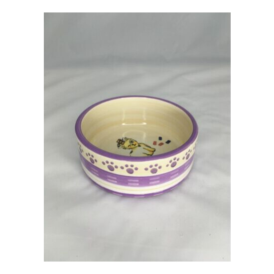 cat dish I Dont Do Morning Bowl Dish Tabletops Gallery Cat Curlers hand painted  image {4}
