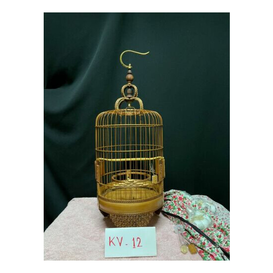 Asian Bamboo Bird Cage KV 12 image {1}