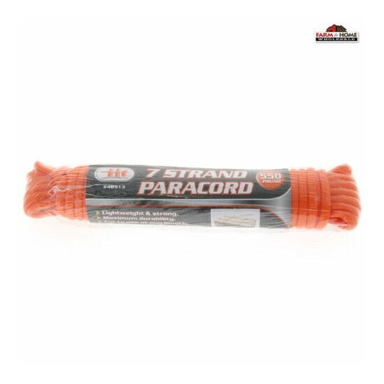 30' Paracord Tie Down Rope Utility Cord ~ New Thumb {5}