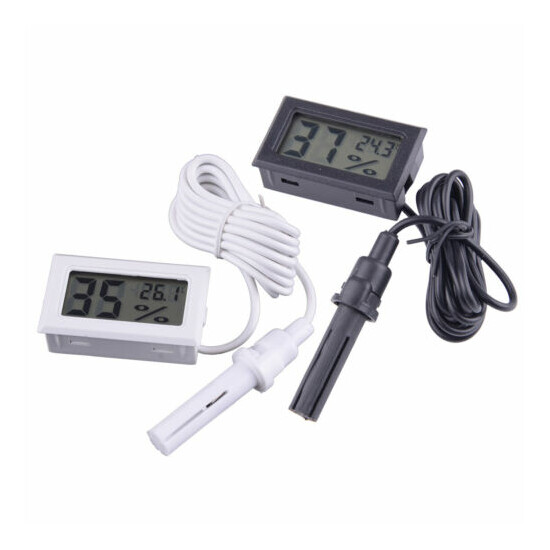 Mini Digital Thermometer Temperature Humidity Meter Incubator Sensor Thermostat image {1}