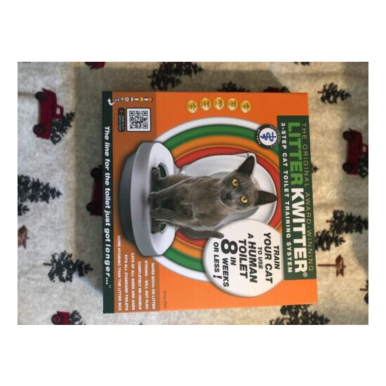 Litter Kwitter 3 Step Cat Toilet Training System Instructions included  image {1}